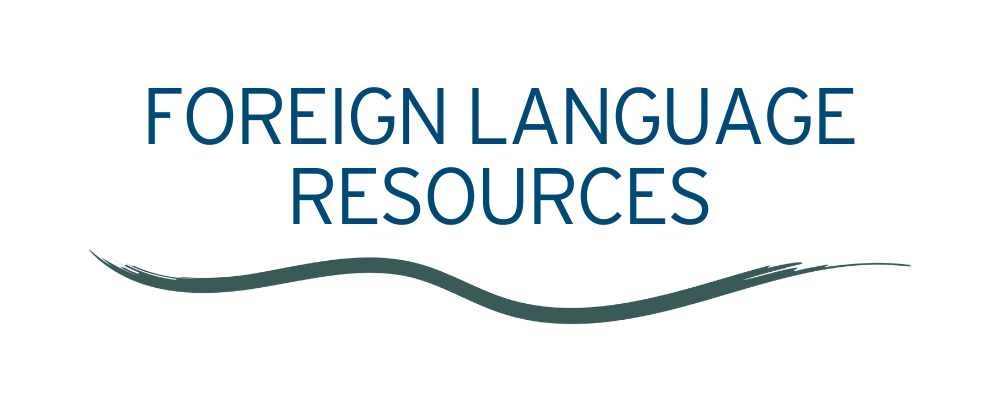 Foreign language resources Foreign language resources text
